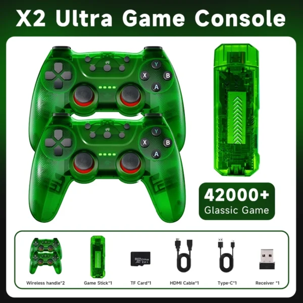 my-11134207-820la-mjf20svp7ymaee.webp Latest VersionX2 Ultra Retro Game Stick 8k Game Box Console 128G Built in 42000 Classic Games